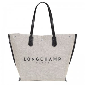 Grey Longchamp Essential L Women's Tote Bags | 1798-AXRQJ