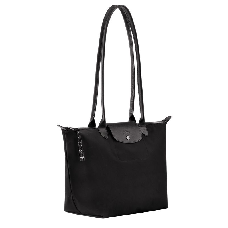 Black Longchamp Le Pliage Energy L Women's Tote Bags | 9605-QVTAP