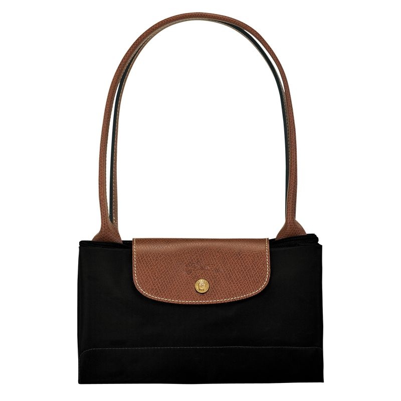 Black Longchamp Le Pliage Original L Women's Tote Bags | 9342-JSTEW