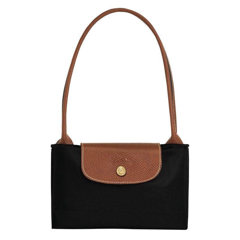 Black Longchamp Le Pliage Original M Women's Tote Bags | 9368-OHEFN