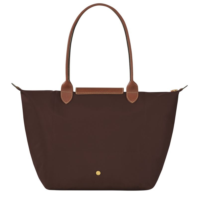 Chocolate Longchamp Le Pliage Original L Women's Tote Bags | 0179-UICSD