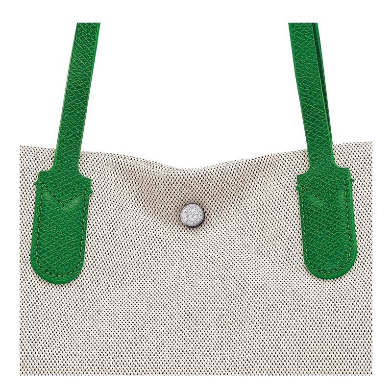 Green Longchamp Essential L Women's Tote Bags | 1674-ROIYS