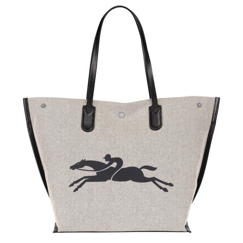 Grey Longchamp Essential L Women's Tote Bags | 1798-AXRQJ