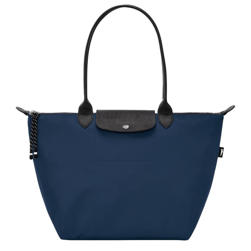 Navy Longchamp Le Pliage Energy L Women\'s Tote Bags | 5218-XRUHN