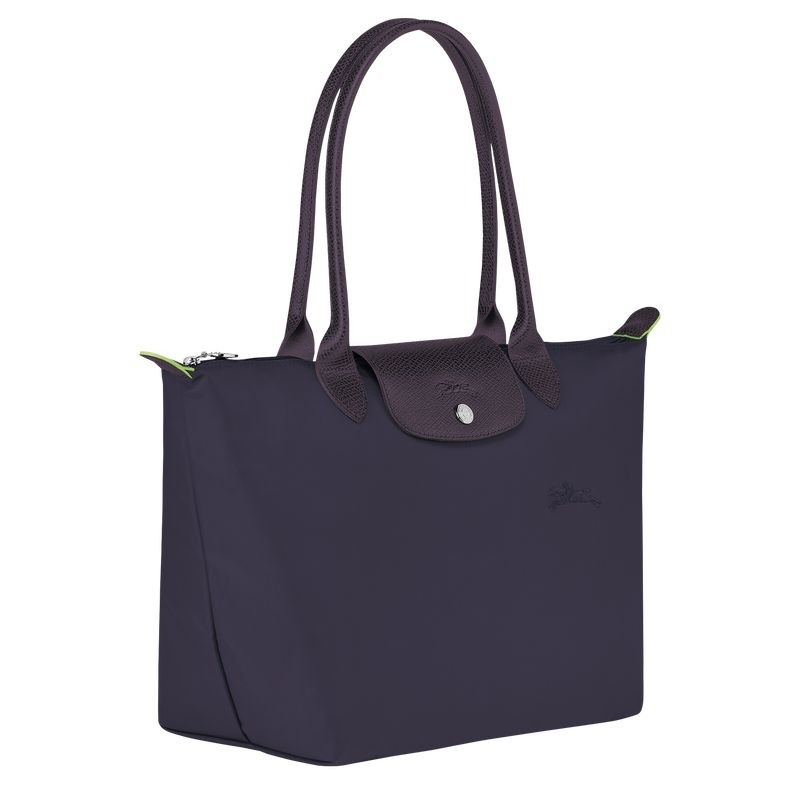 Navy Longchamp Le Pliage Green M Women's Tote Bags | 9528-MJKFX