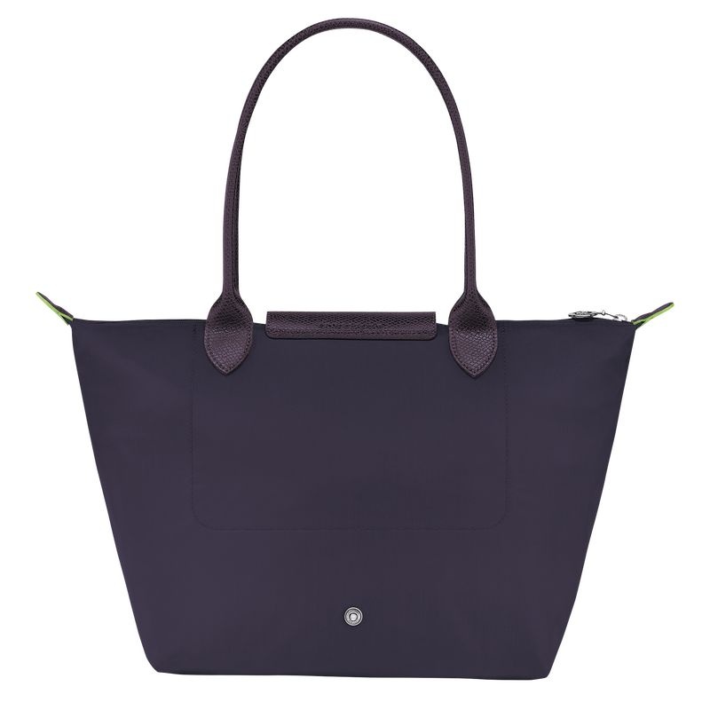 Navy Longchamp Le Pliage Green M Women's Tote Bags | 9528-MJKFX