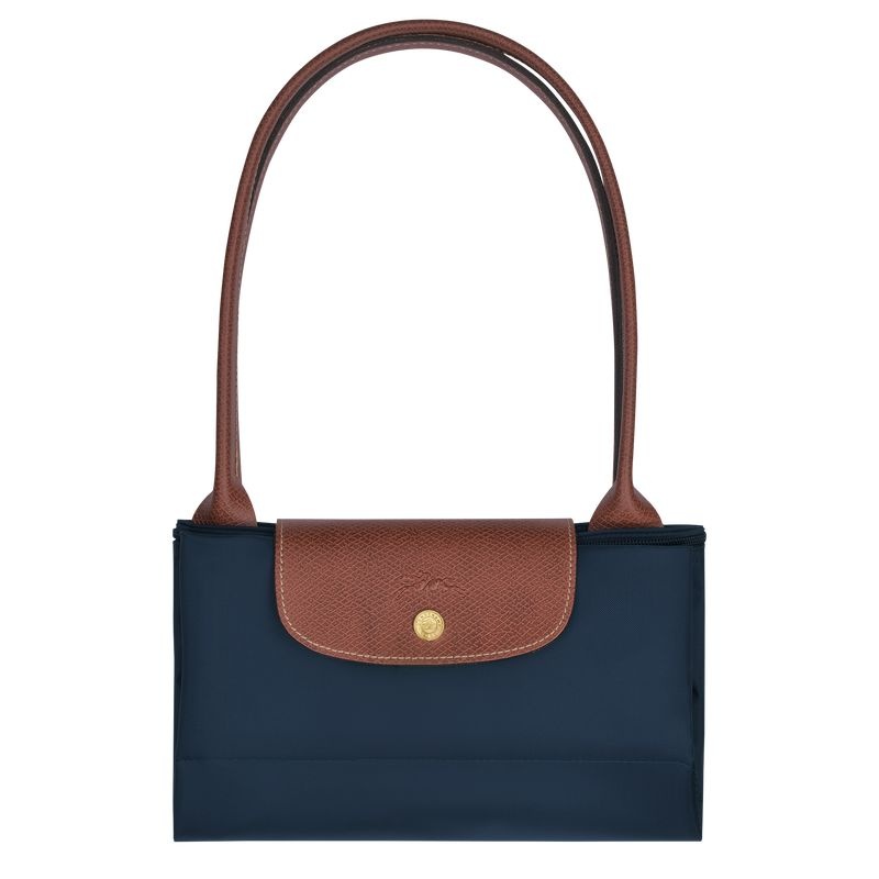 Navy Longchamp Le Pliage Original L Women's Tote Bags | 3726-YKGVT