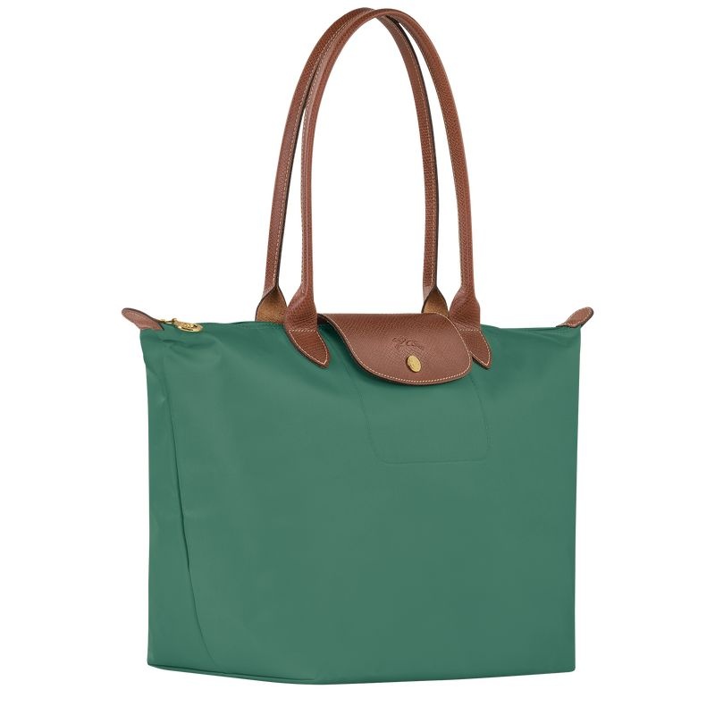 Olive Longchamp Le Pliage Original L Women's Tote Bags | 3407-ISDTU