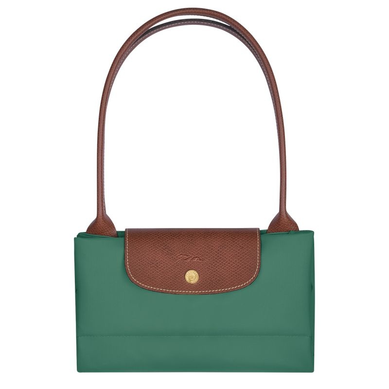 Olive Longchamp Le Pliage Original L Women's Tote Bags | 3407-ISDTU