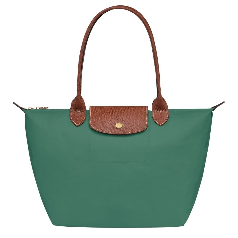 Olive Longchamp Le Pliage Original M Women\'s Tote Bags | 2169-KYNXH